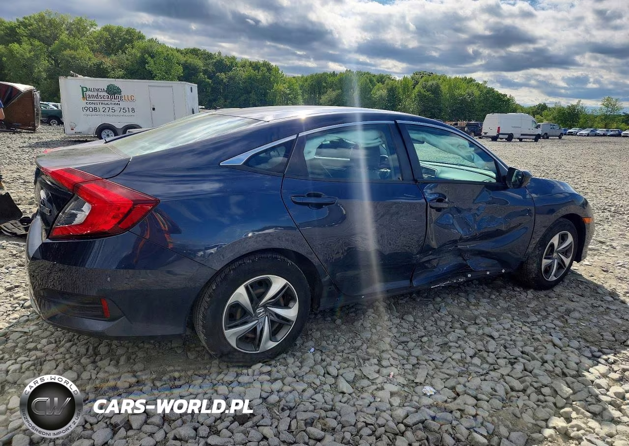 2020 Honda Civic Lx VIN:2HGFC2F61LH533386 - 3