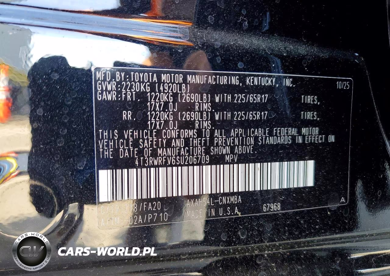 2025 Toyota Rav4 Hybrid Xle VIN:4T3RWRFV6SU206709 - 13