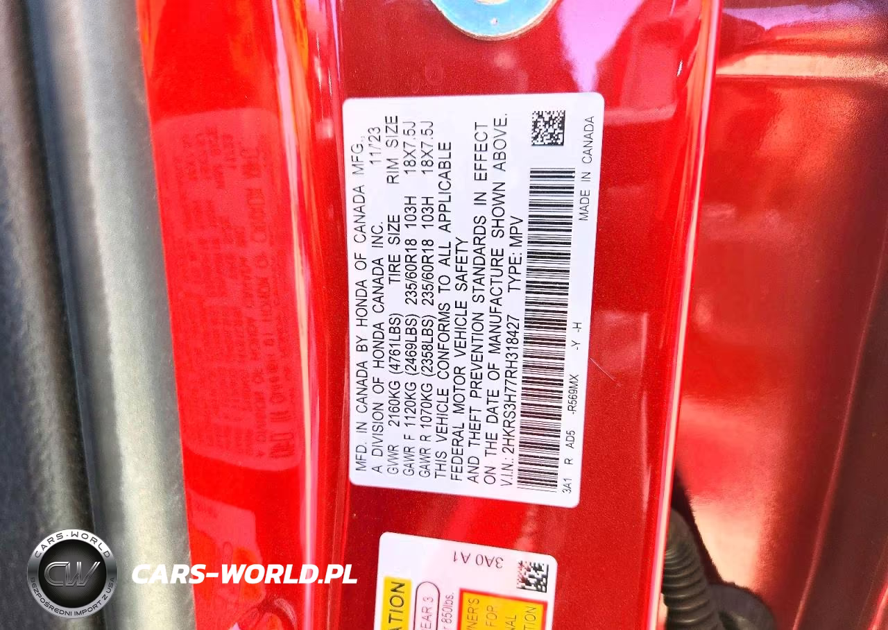 2024 Honda Cr-V Exl VIN:2HKRS3H77RH318427 - 13