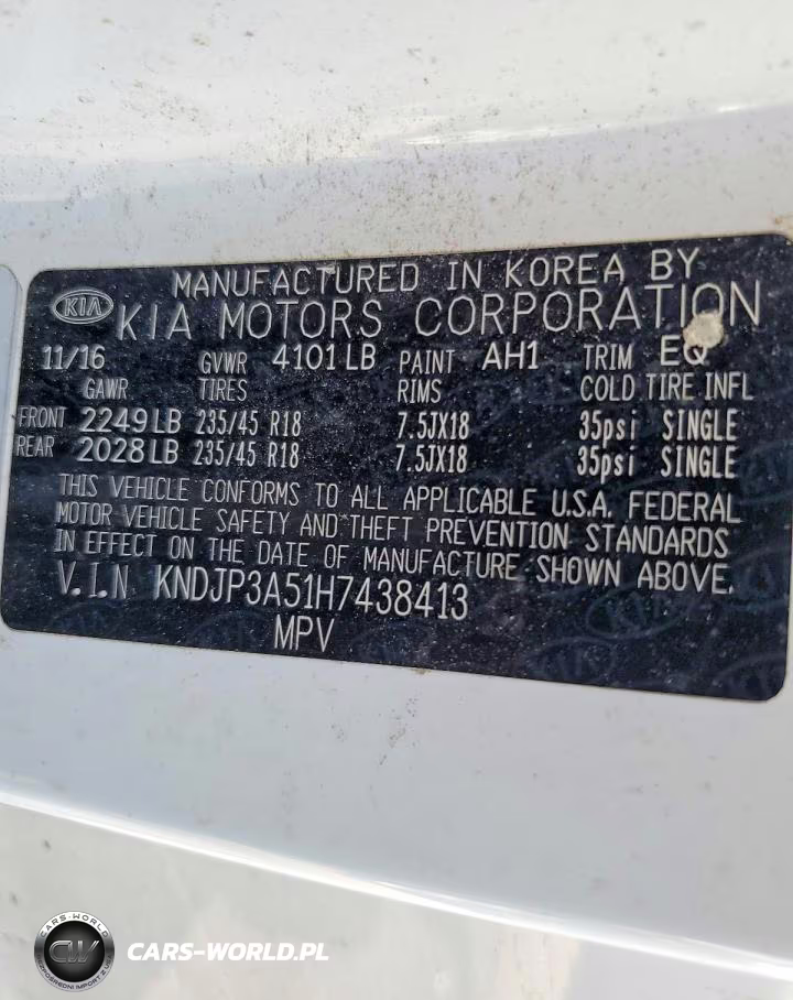 2017 Kia Soul + VIN:KNDJP3A51H7438413 - 12