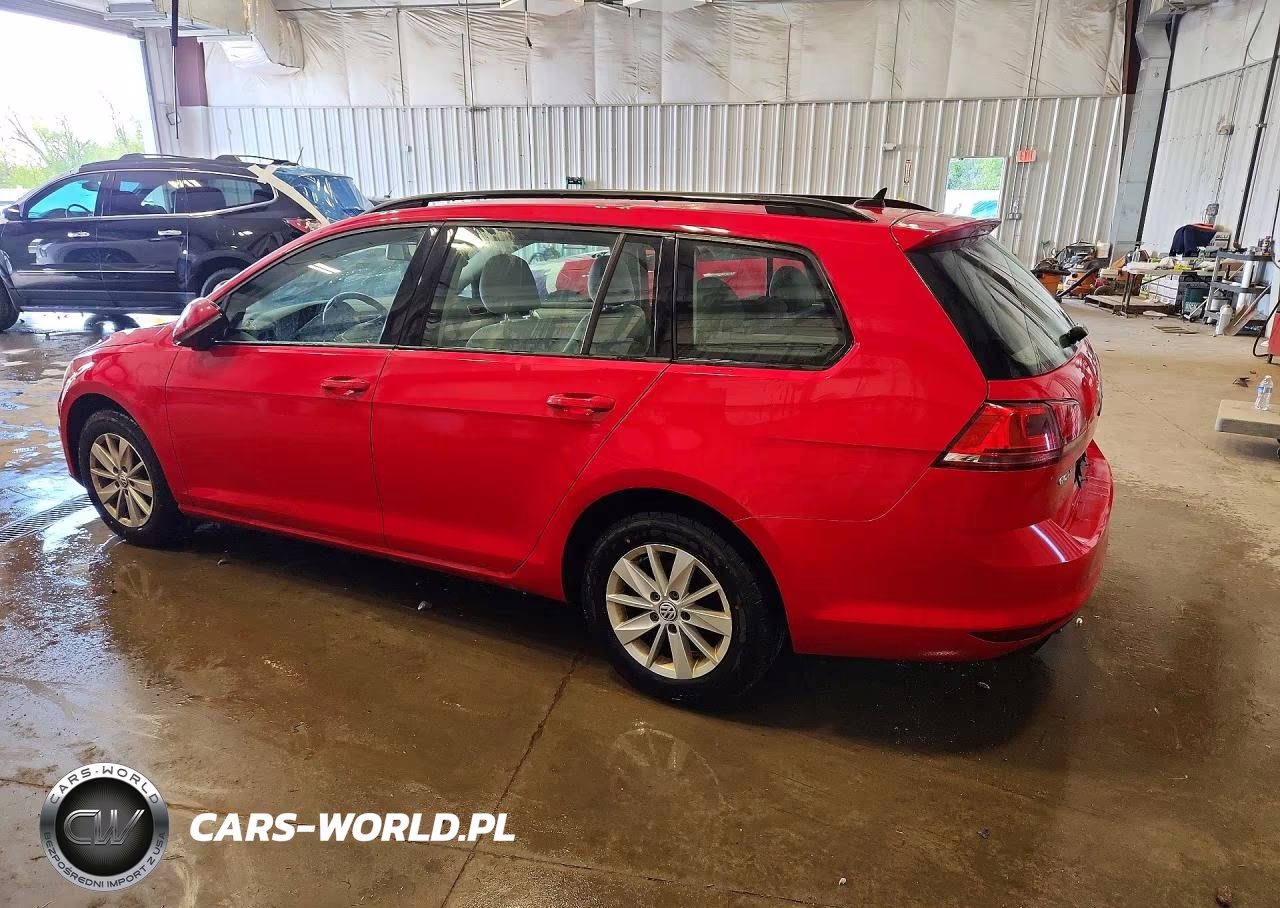 2017 Volkswagen Golf Sportwagen S VIN:3VWC17AU6HM536641 - 2