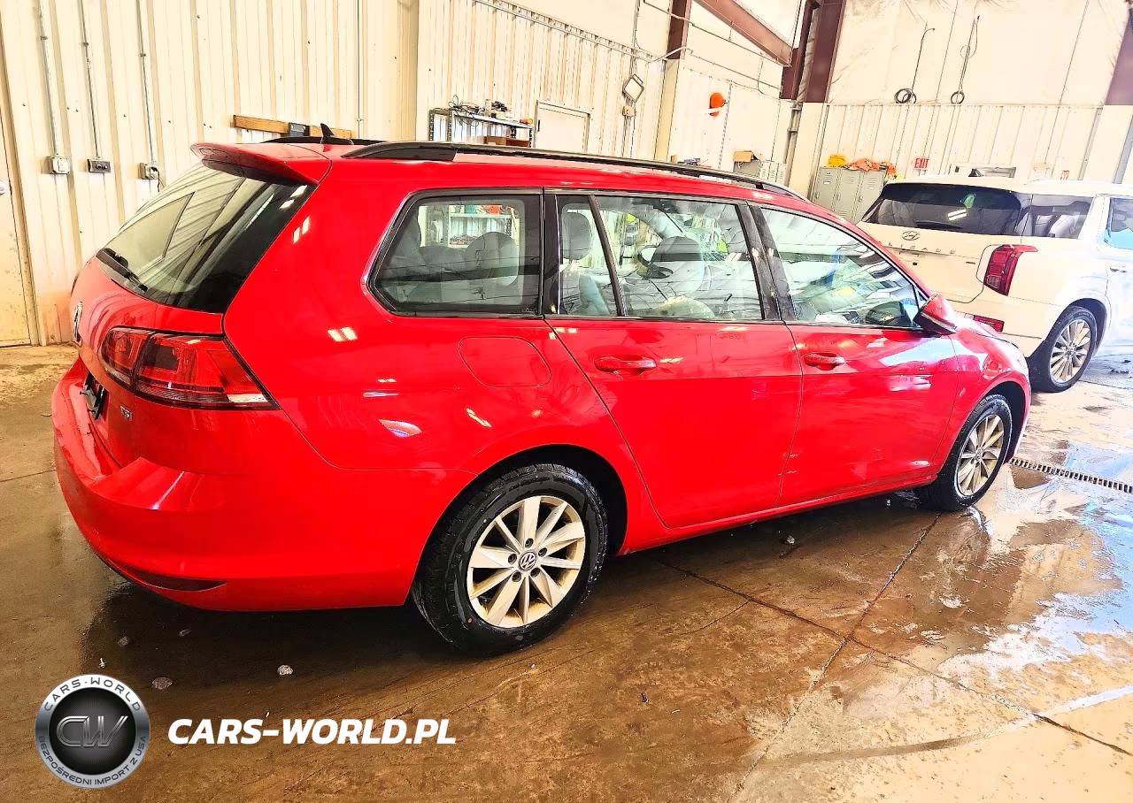 2017 Volkswagen Golf Sportwagen S VIN:3VWC17AU6HM536641 - 3