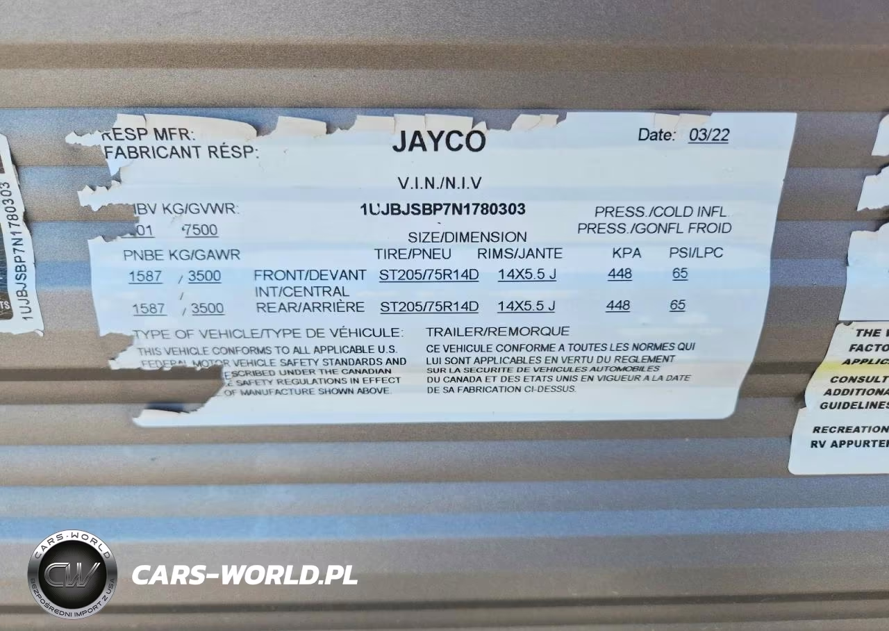 2022 Jayco Jay Flight Camper VIN:1UJBJSBP7N1780303 - 10
