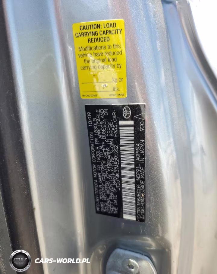 2010 Toyota Yaris VIN:JTDJT4K37A5290252 - 12