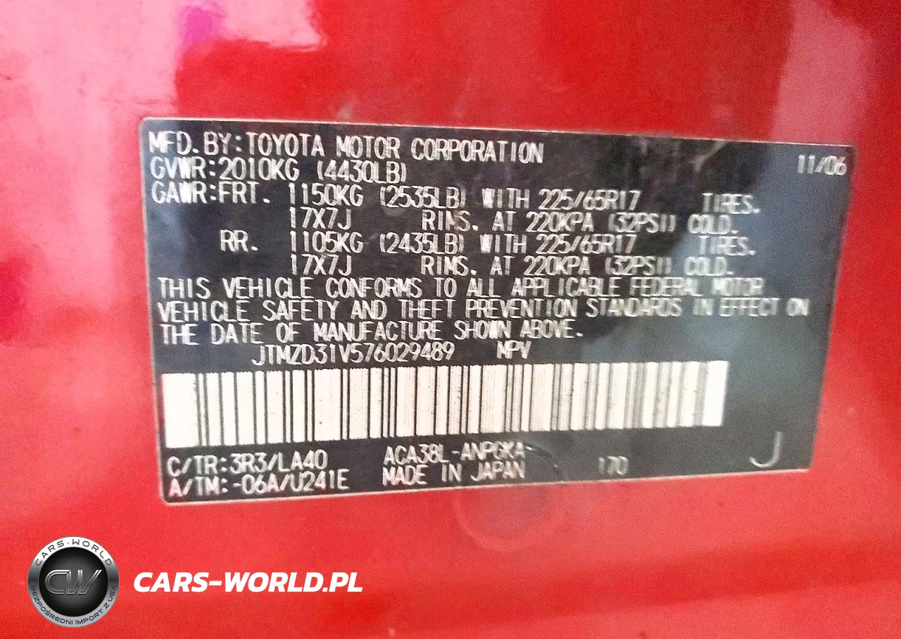 2007 Toyota Rav4 Limited VIN:JTMZD31V576029489 - 13