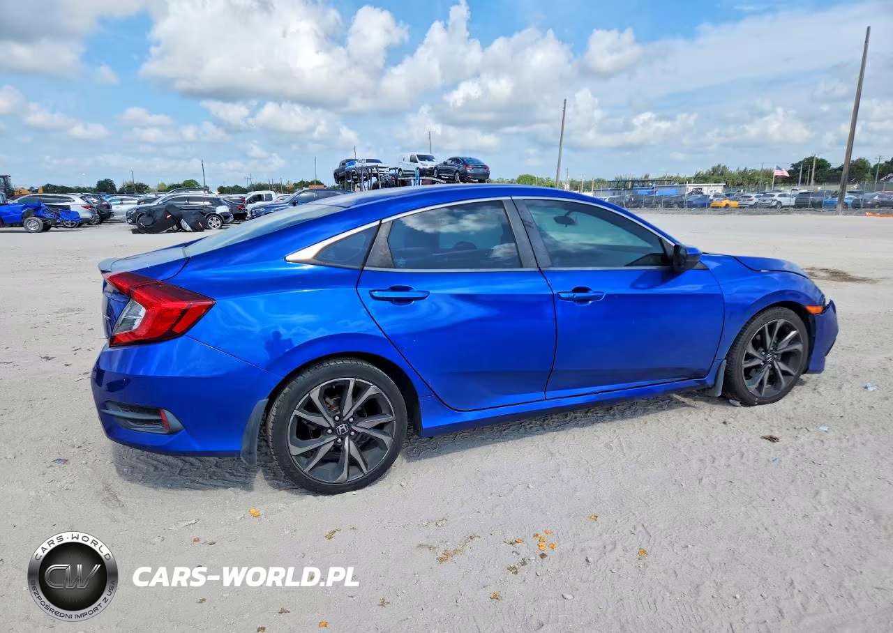 2019 Honda Civic Sport VIN:2HGFC2F80KH562491 - 3