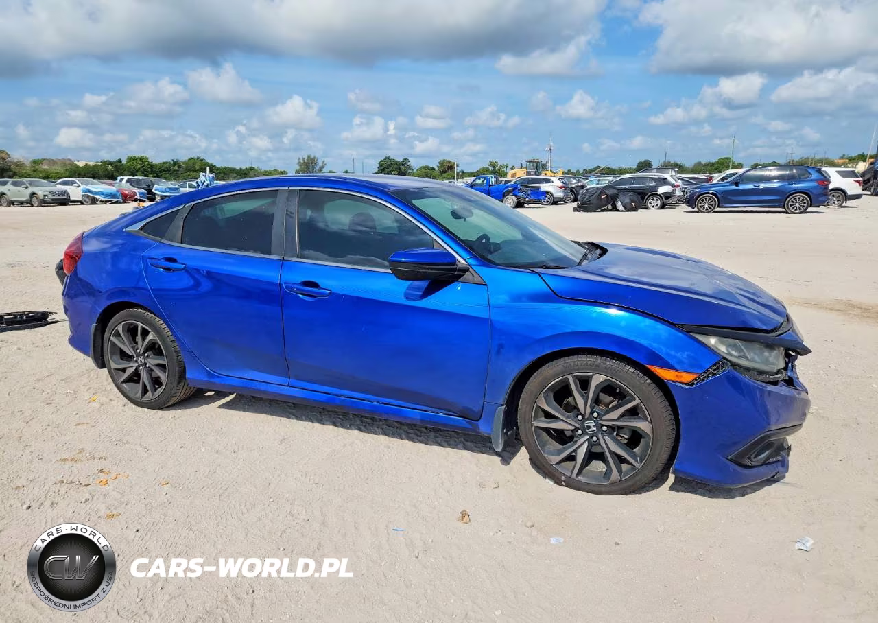2019 Honda Civic Sport VIN:2HGFC2F80KH562491 - 4
