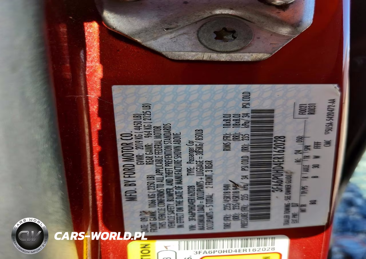 2014 Ford Fusion Se VIN:3FA6P0HD4ER162028 - 12