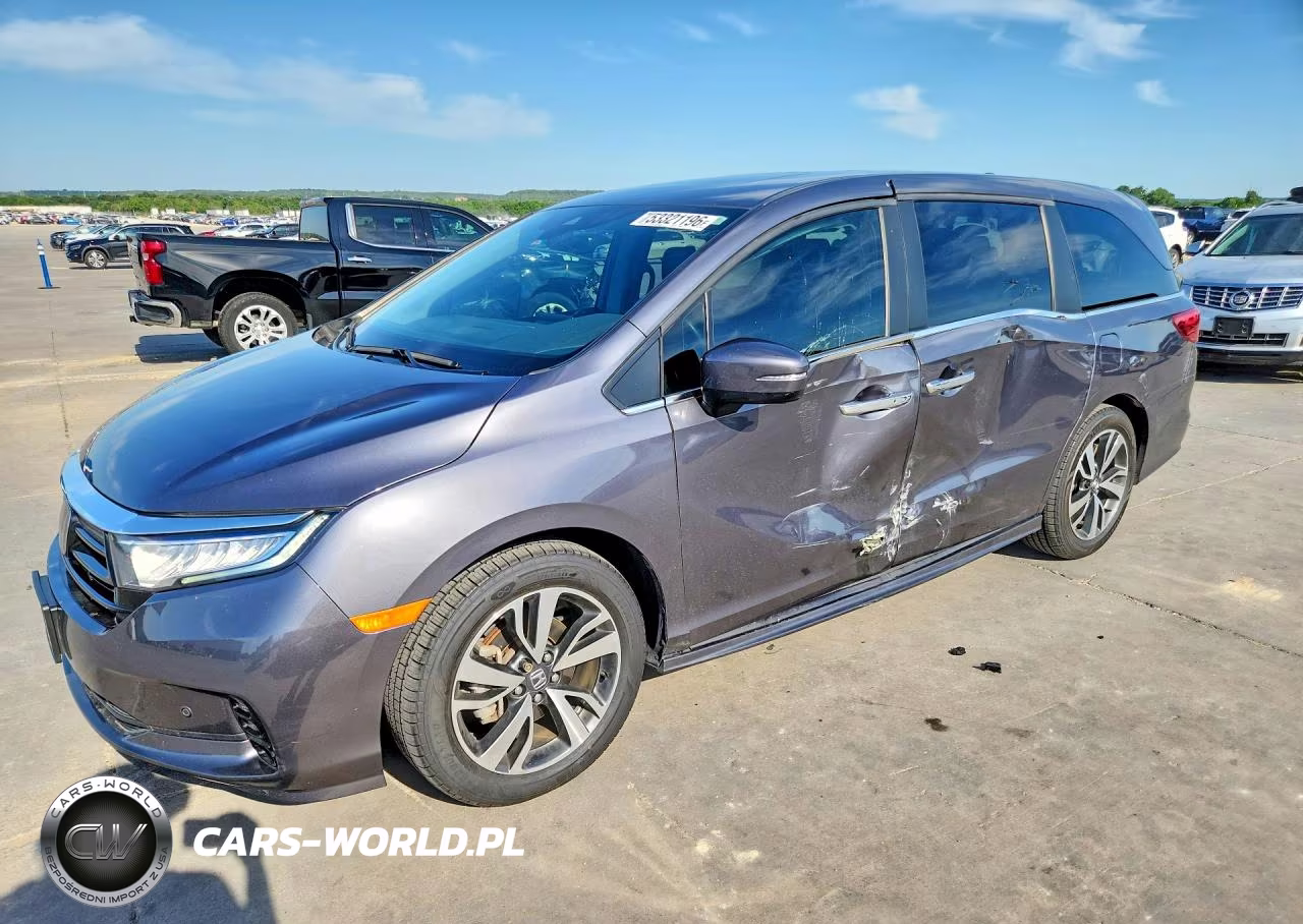 2022 Honda Odyssey Touring VIN:5FNRL6H84NB043826 - 1