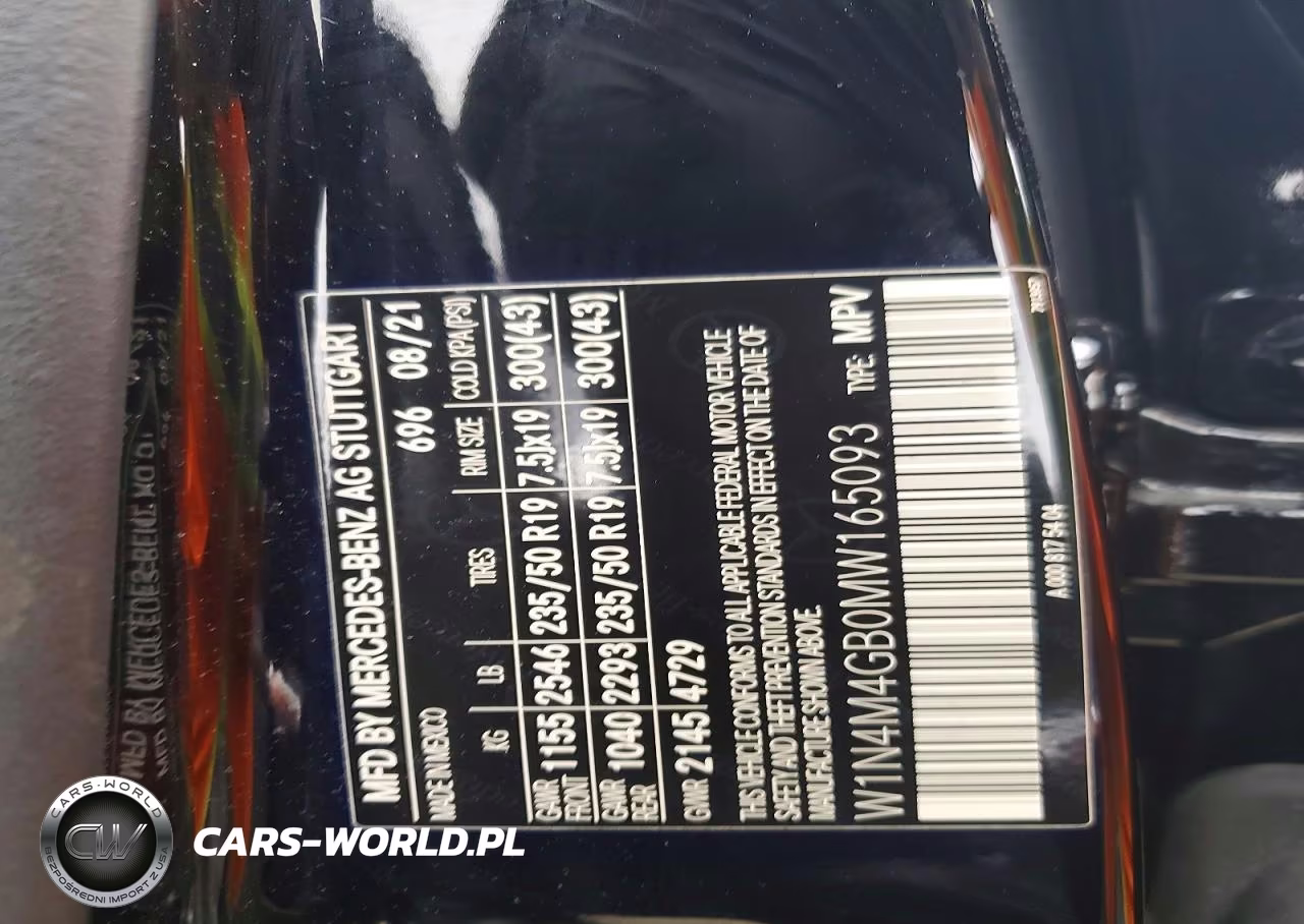 2021 Mercedes-Benz Glb 250 VIN:W1N4M4GB0MW165093 - 13