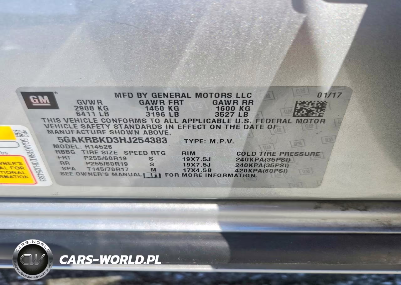 2017 Buick Enclave VIN:5GAKRBKD3HJ254383 - 13