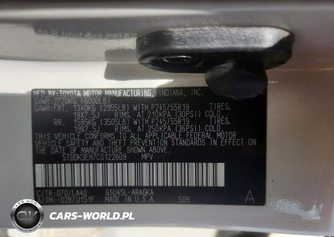 2012 Toyota Highlander Limited VIN:5TDDK3EH7CS122609 - 13