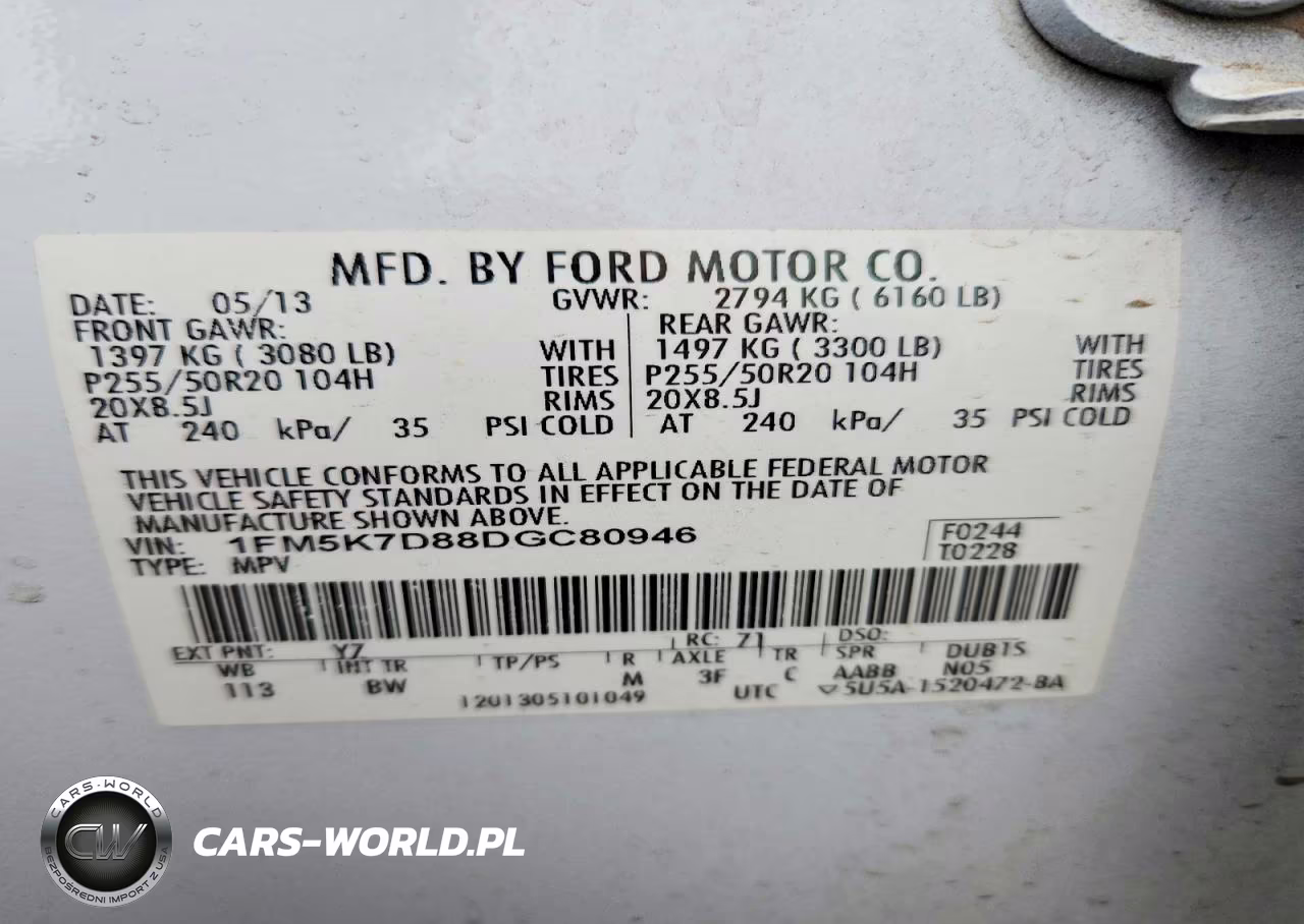 2013 Ford Explorer Xlt VIN:1FM5K7D88DGC80946 - 13