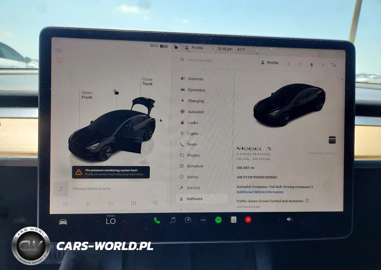 2022 Tesla Model 3 VIN:5YJ3E1EB5NF289593 - 9
