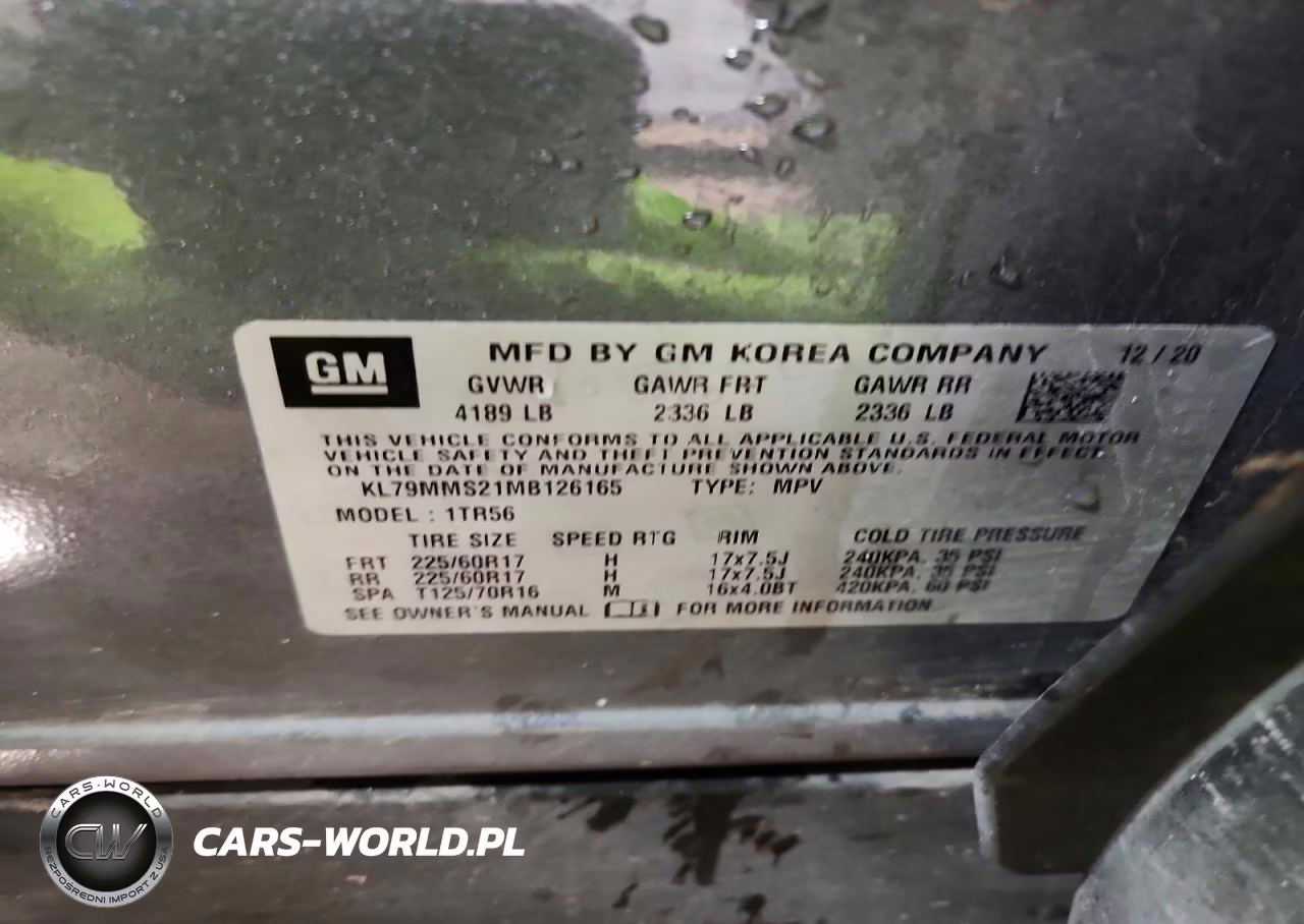 2021 Chevrolet Trailblazer Ls VIN:KL79MMS21MB126165 - 13