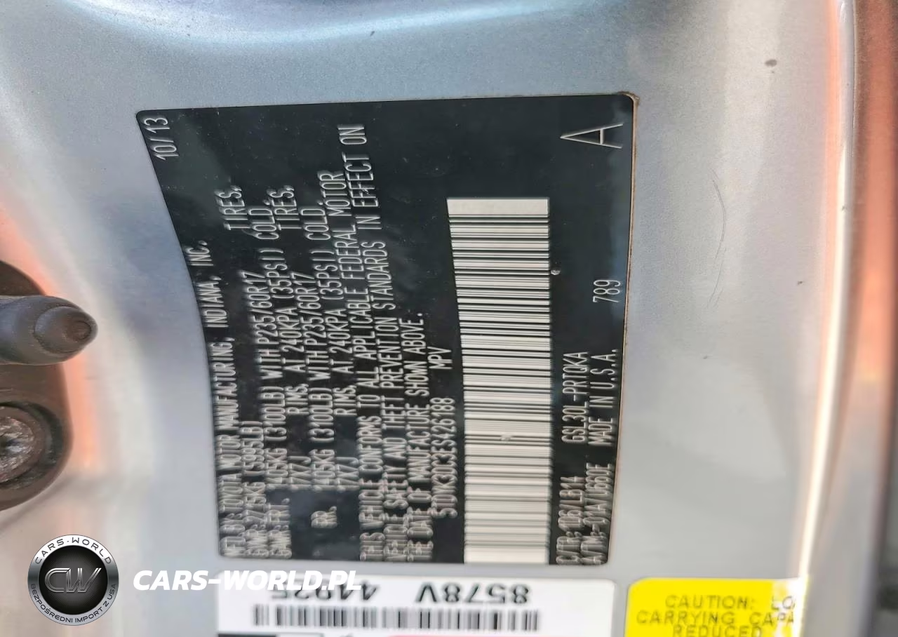 2014 Toyota Sienna Xle 8-Passenger VIN:5TDYK3DC3ES426188 - 13