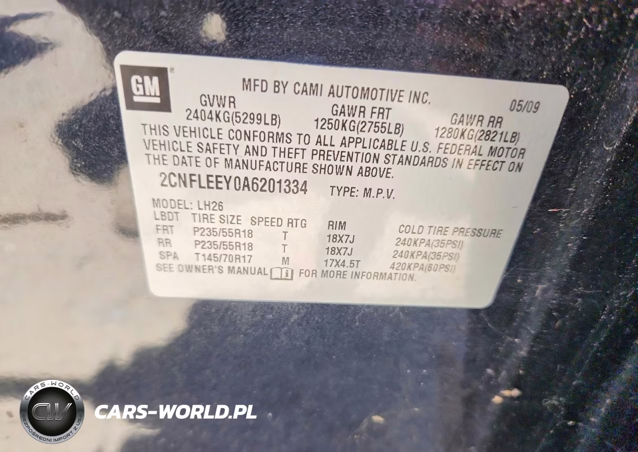2010 Chevrolet Equinox Lt VIN:2CNFLEEY0A6201334 - 13