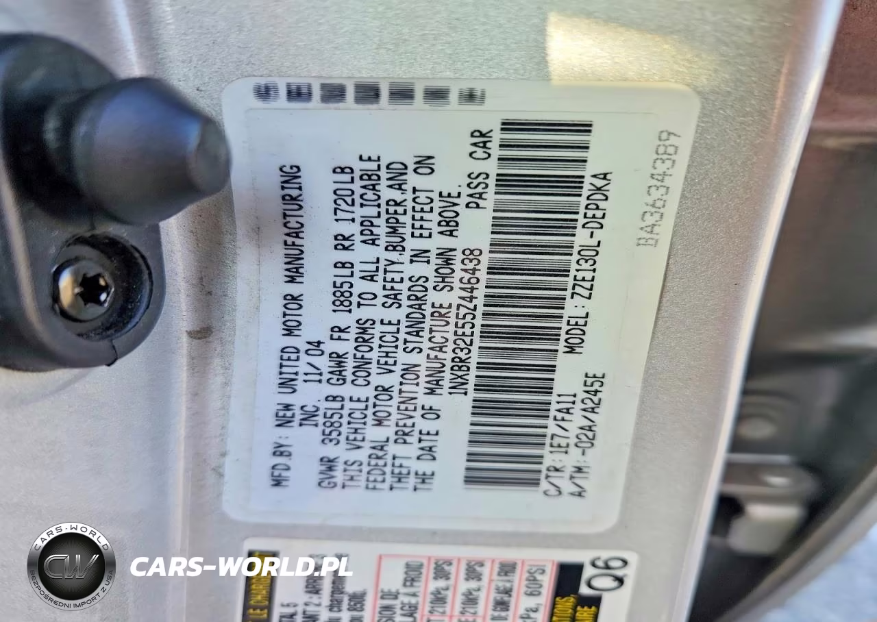 2005 Toyota Corolla Ce VIN:1NXBR32E55Z446438 - 13