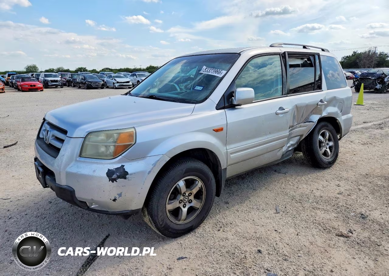 2006 Honda Pilot Ex VIN:2HKYF18726H528580 - 1