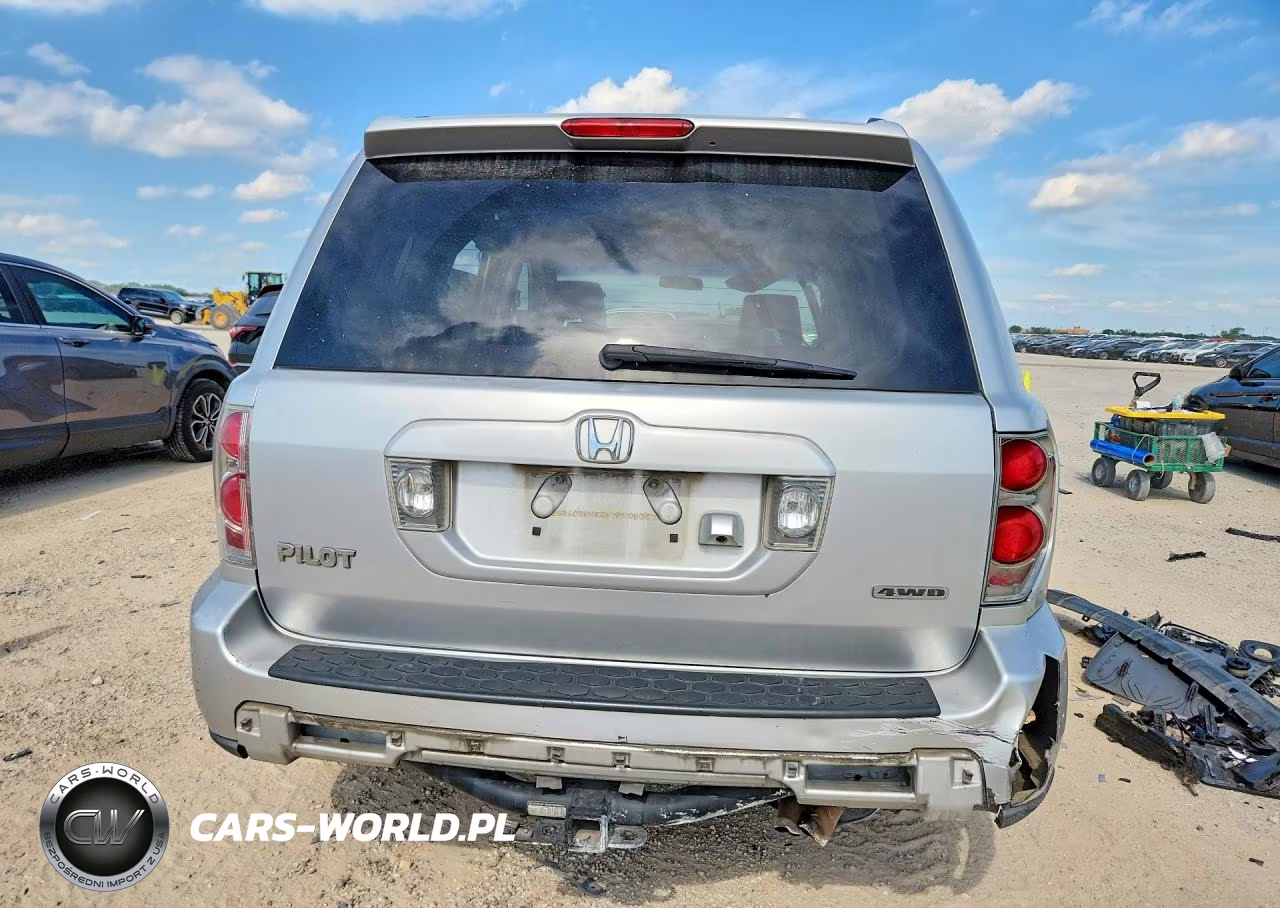 2006 Honda Pilot Ex VIN:2HKYF18726H528580 - 6