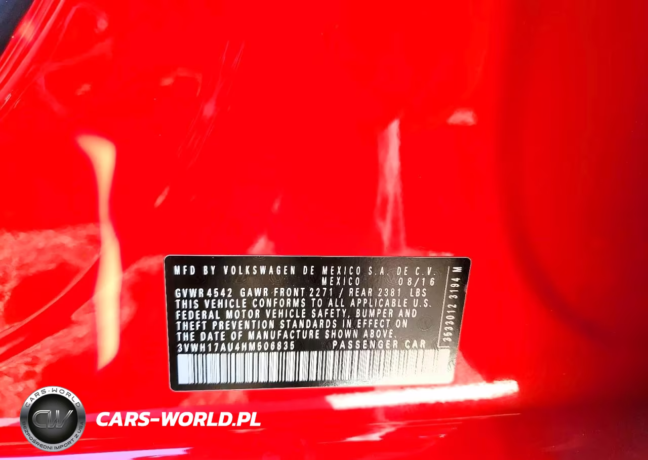 2017 Volkswagen Golf Alltrack S VIN:3VWH17AU4HM506835 - 12