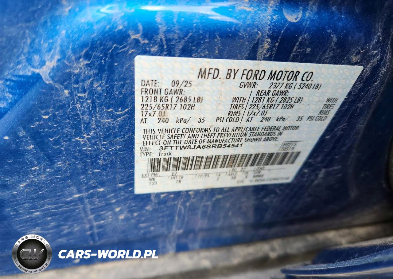 2025 Ford Maverick Xlt VIN:3FTTW8JA6SRB54541 - 12