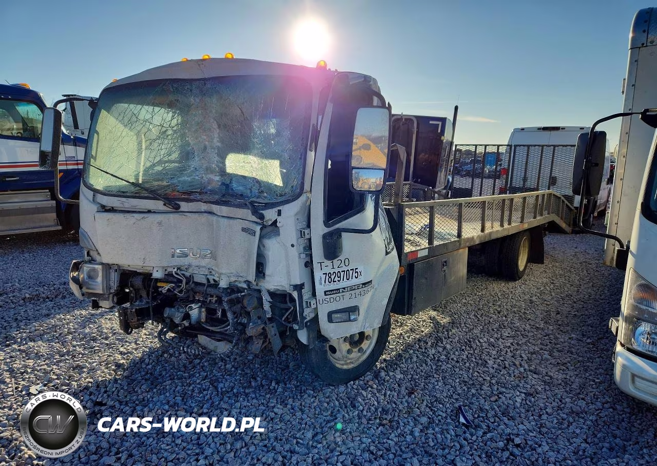 2023 Isuzu Npr Hd Crew Cab Flatbed Truck