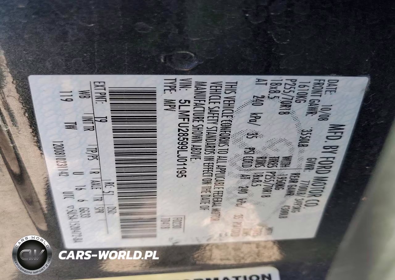 2009 Lincoln Navigator VIN:5LMFU28599LJ01195 - 13