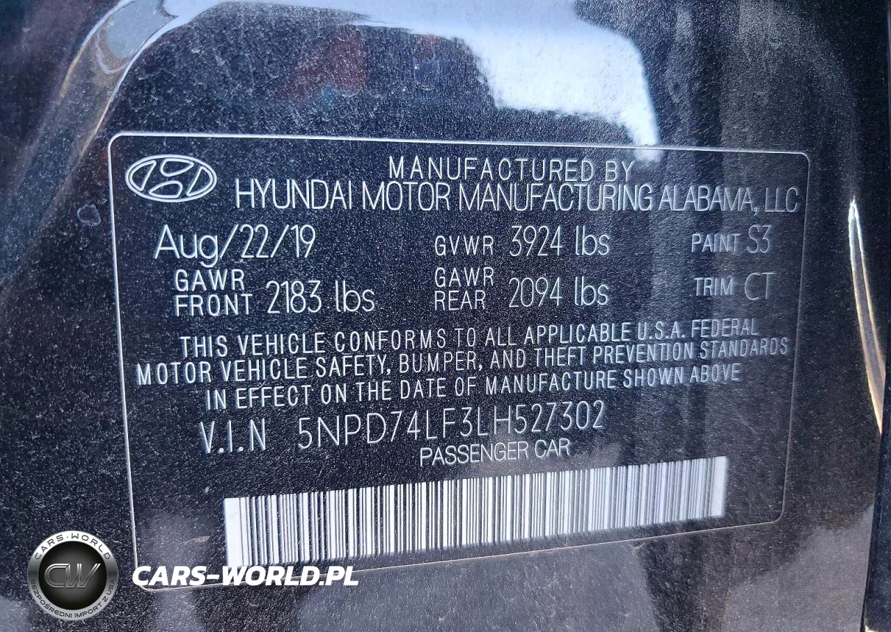 2020 Hyundai Elantra Se VIN:5NPD74LF3LH527302 - 12