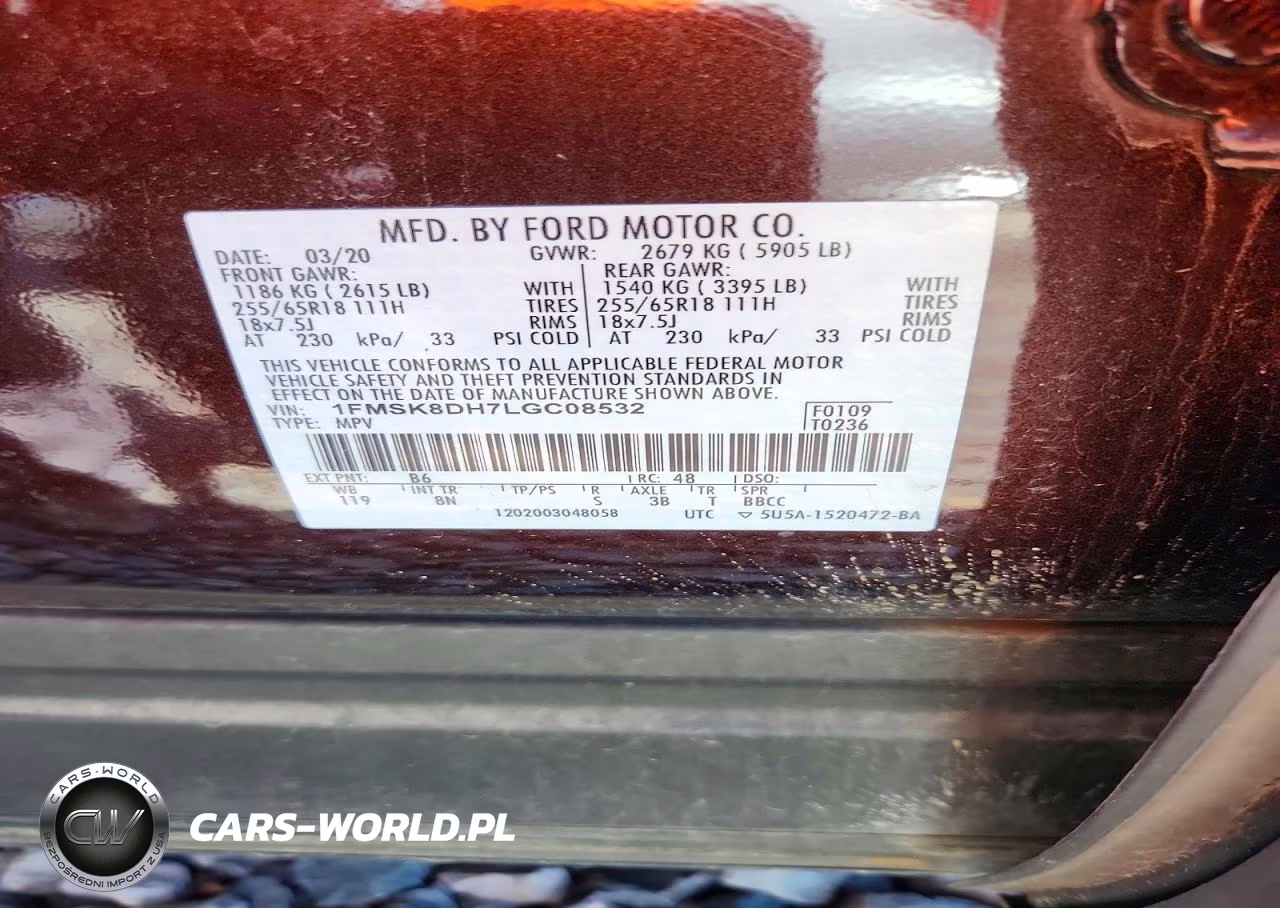 2020 Ford Explorer Xlt VIN:1FMSK8DH7LGC08532 - 13