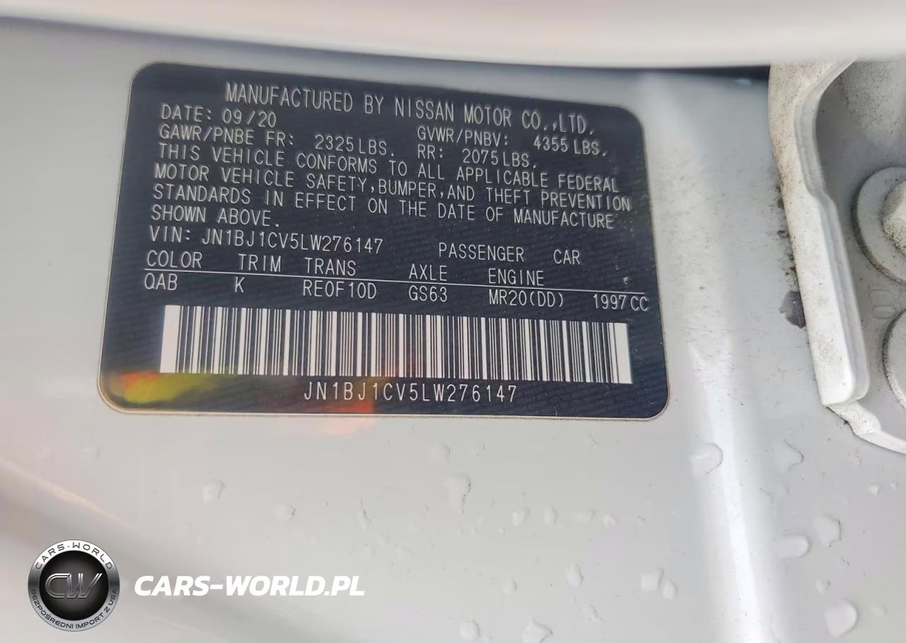 2020 Nissan Rogue Sport Sl VIN:JN1BJ1CV5LW276147 - 13
