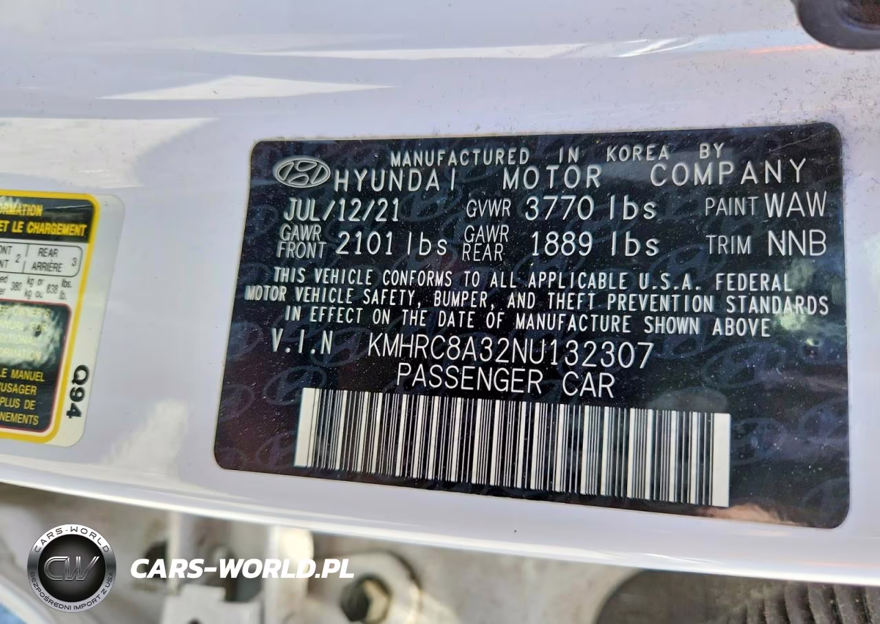 2022 Hyundai Venue Sel VIN:KMHRC8A32NU132307 - 13