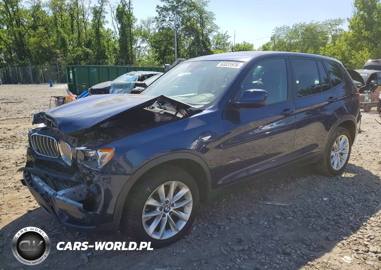 2014 BMW X3 xDrive28I VIN:5UXWX9C56E0D26654 - 1