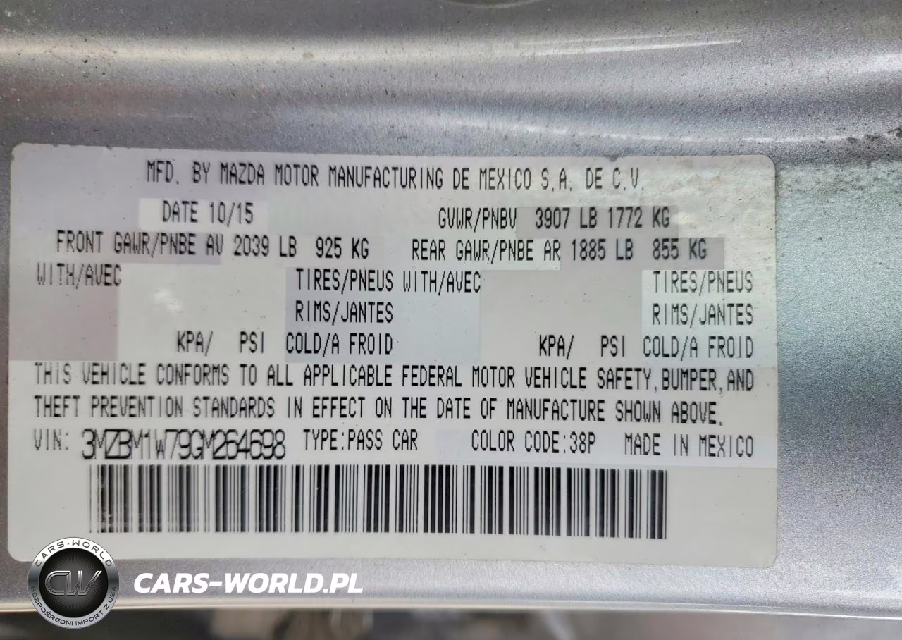 2016 Mazda 3 Touring VIN:3MZBM1W79GM264698 - 13