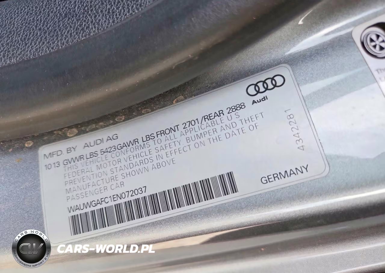 2014 Audi A7 Premium Plus VIN:WAUWGAFC1EN072037 - 13