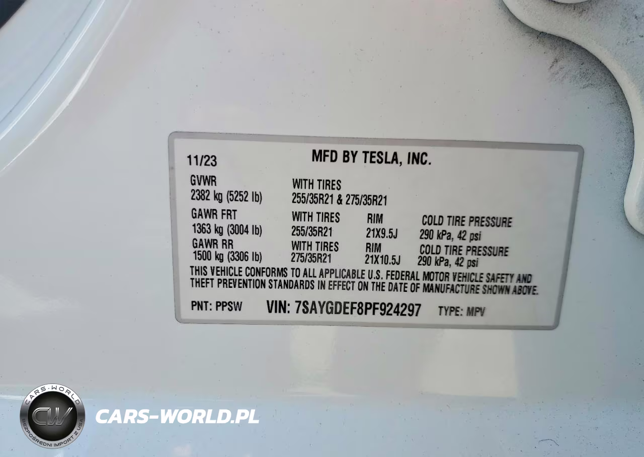 2023 Tesla Model Y VIN:7SAYGDEF8PF924297 - 13