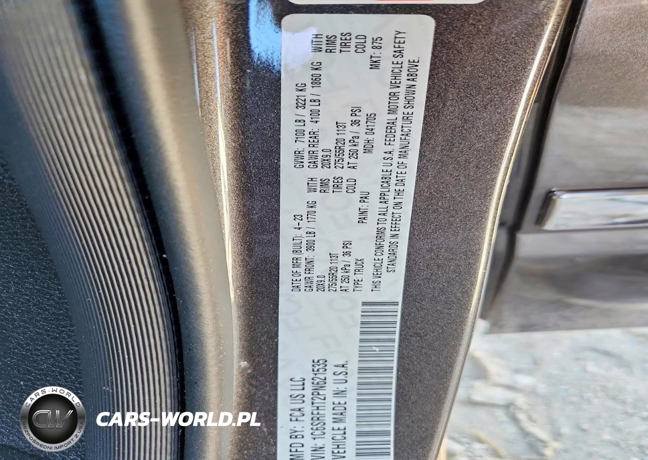 2023 Ram 1500 Limited VIN:1C6SRFHT2PN621535 - 12