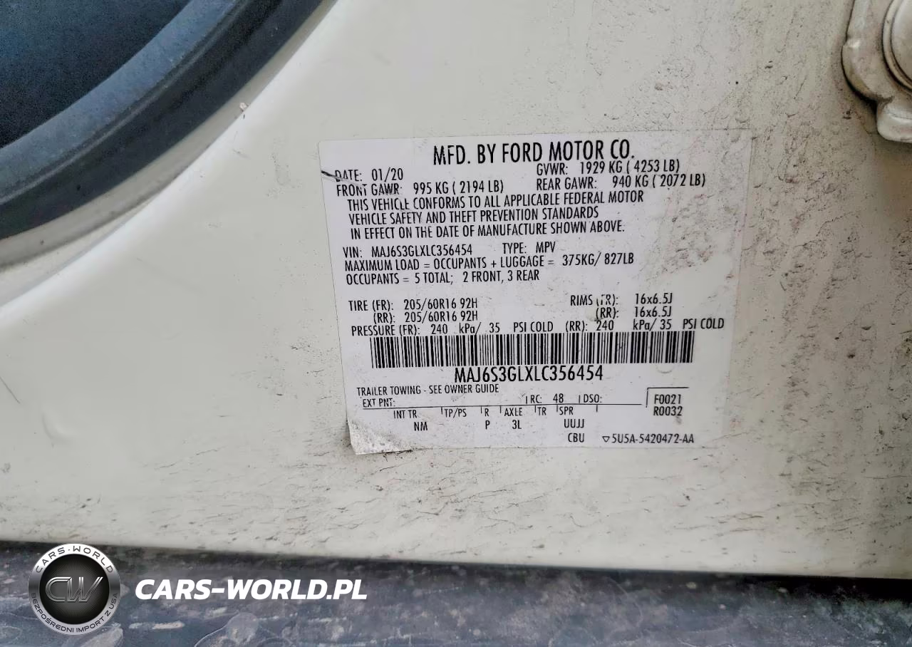 2020 Ford Ecosport Se VIN:MAJ6S3GLXLC356454 - 13