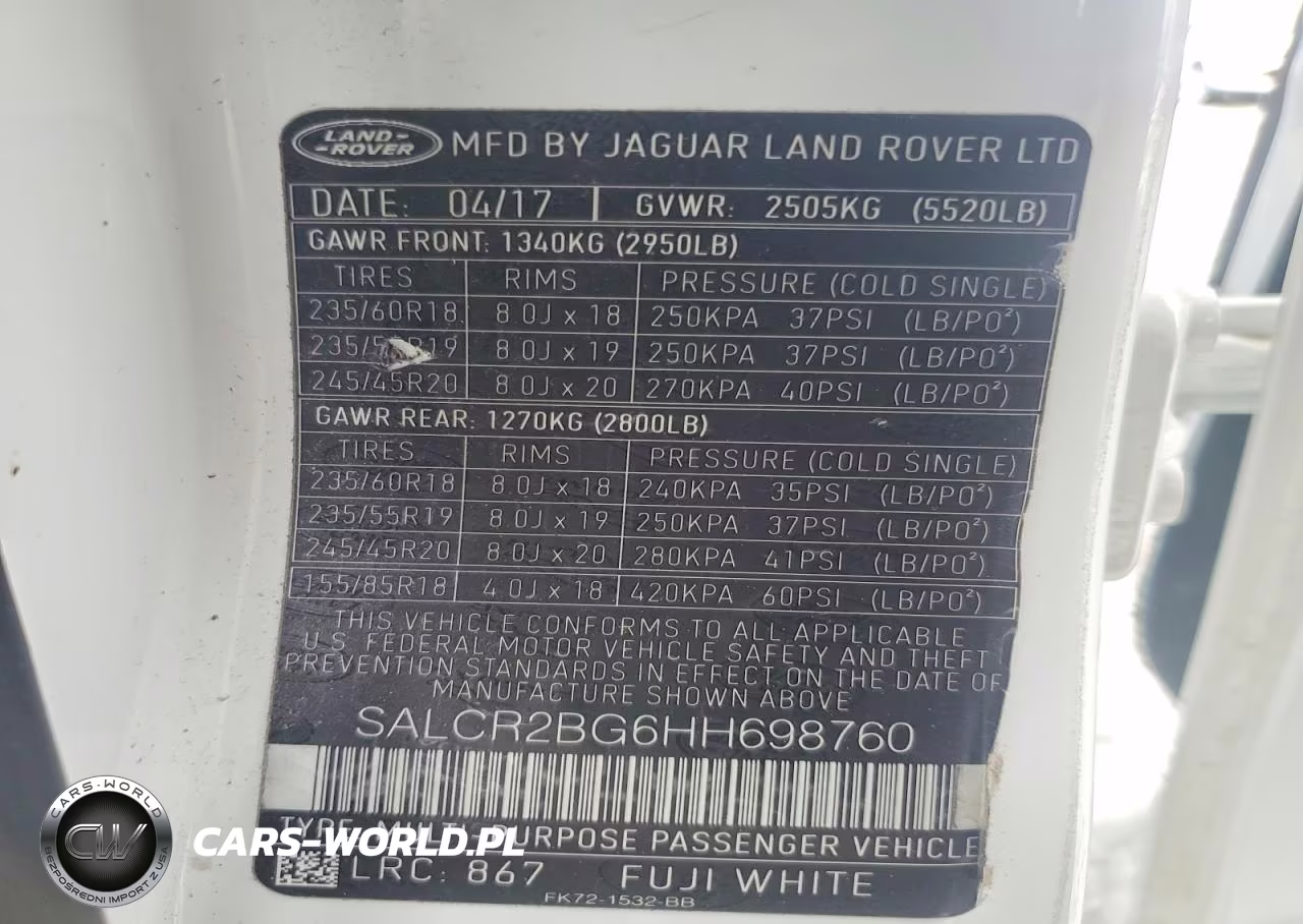 2017 Land Rover Discovery Sport Hse VIN:SALCR2BG6HH698760 - 13