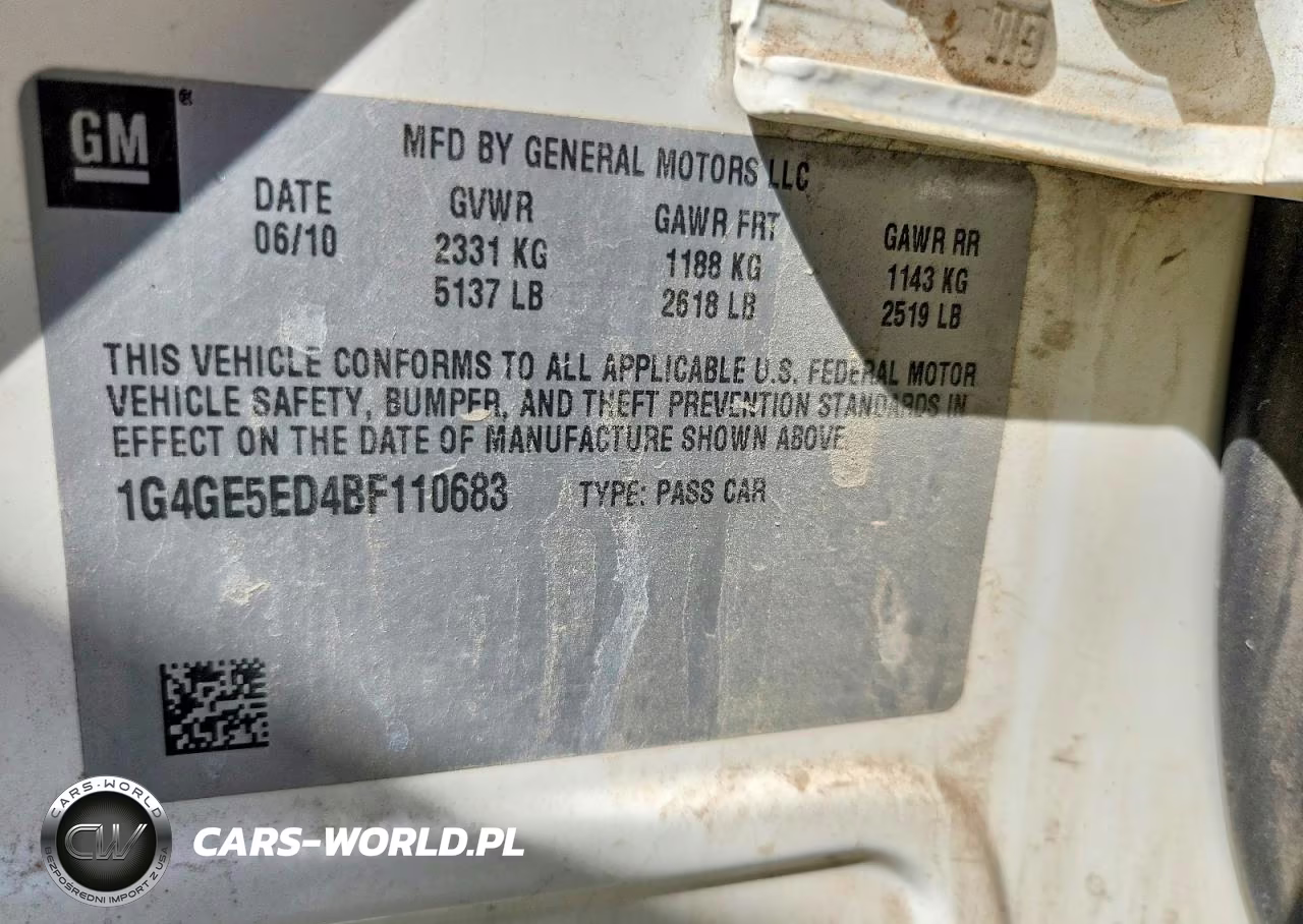 2011 Buick Lacrosse Cxs VIN:1G4GE5ED4BF110683 - 13