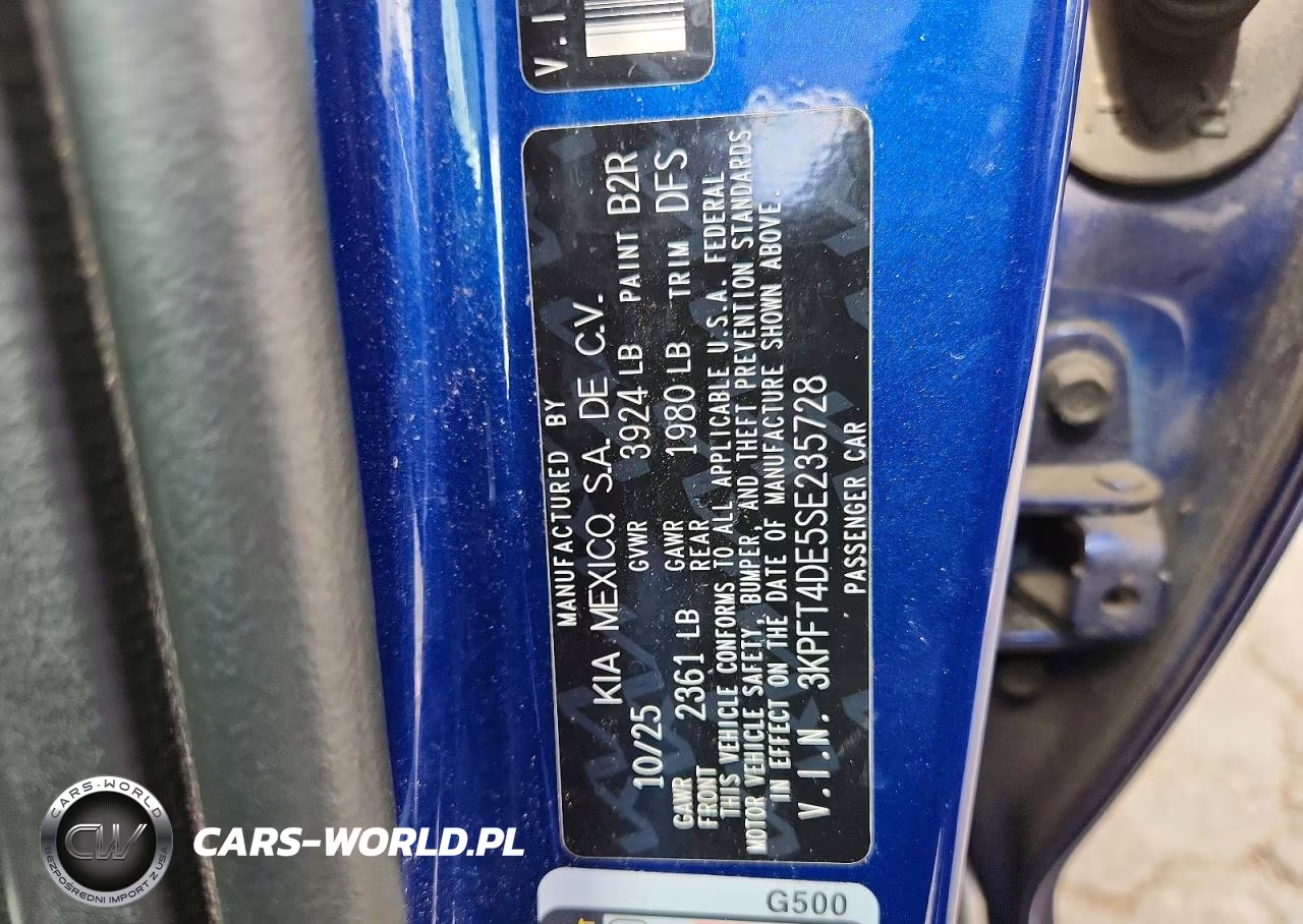 2025 Kia K4 Lxs VIN:3KPFT4DE5SE235728 - 12