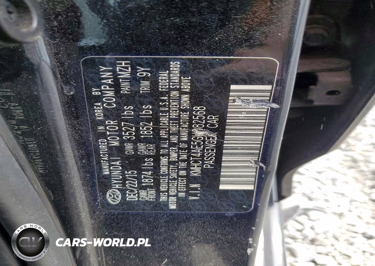 2016 Hyundai Accent Se VIN:KMHCT4AE5GU082568 - 12