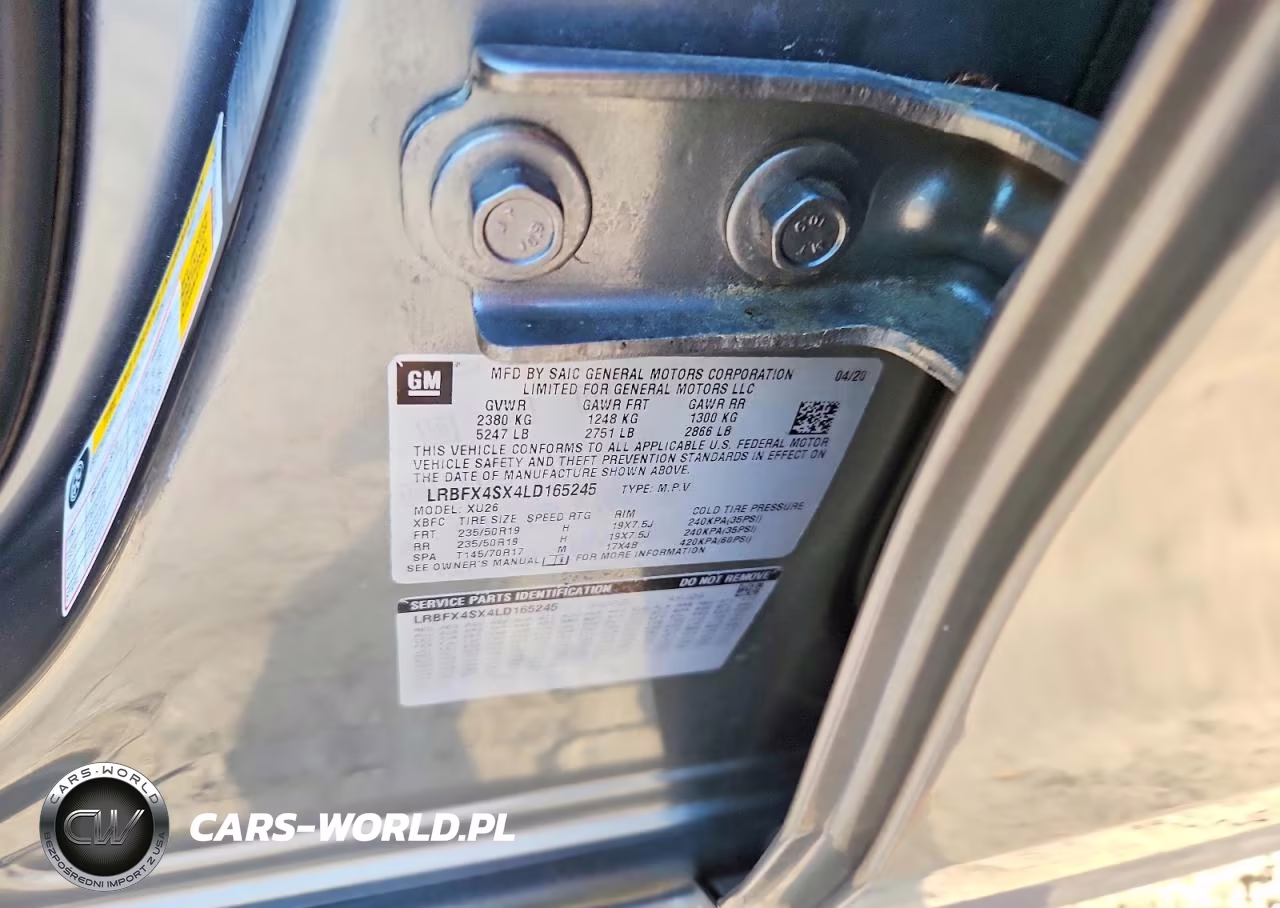 2020 Buick Envision Premium Ii VIN:LRBFX4SX4LD165245 - 13