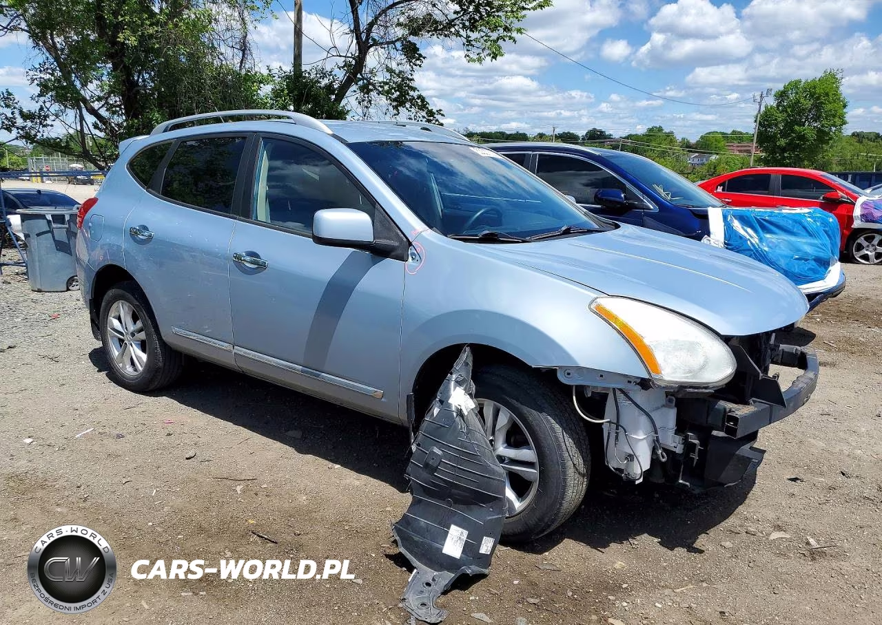 2013 Nissan Rogue S VIN:JN8AS5MV1DW115344 - 4