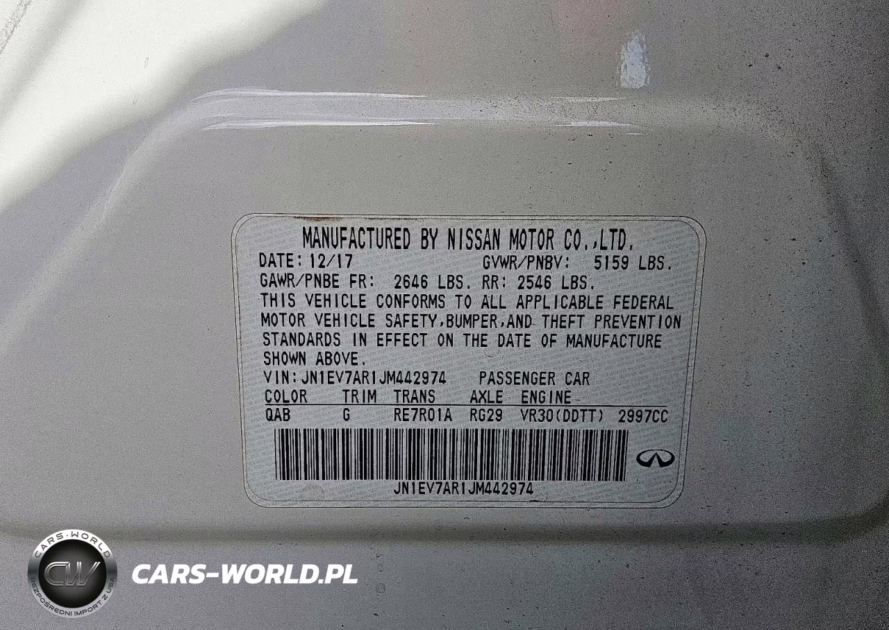 2018 Infiniti Q50 3.0T Luxe VIN:JN1EV7AR1JM442974 - 12