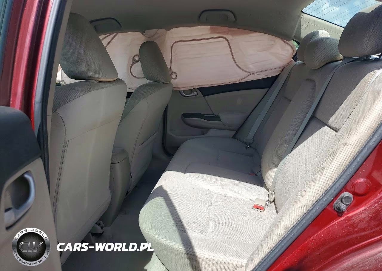 2012 Honda Civic Lx VIN:2HGFB2F57CH558514 - 10