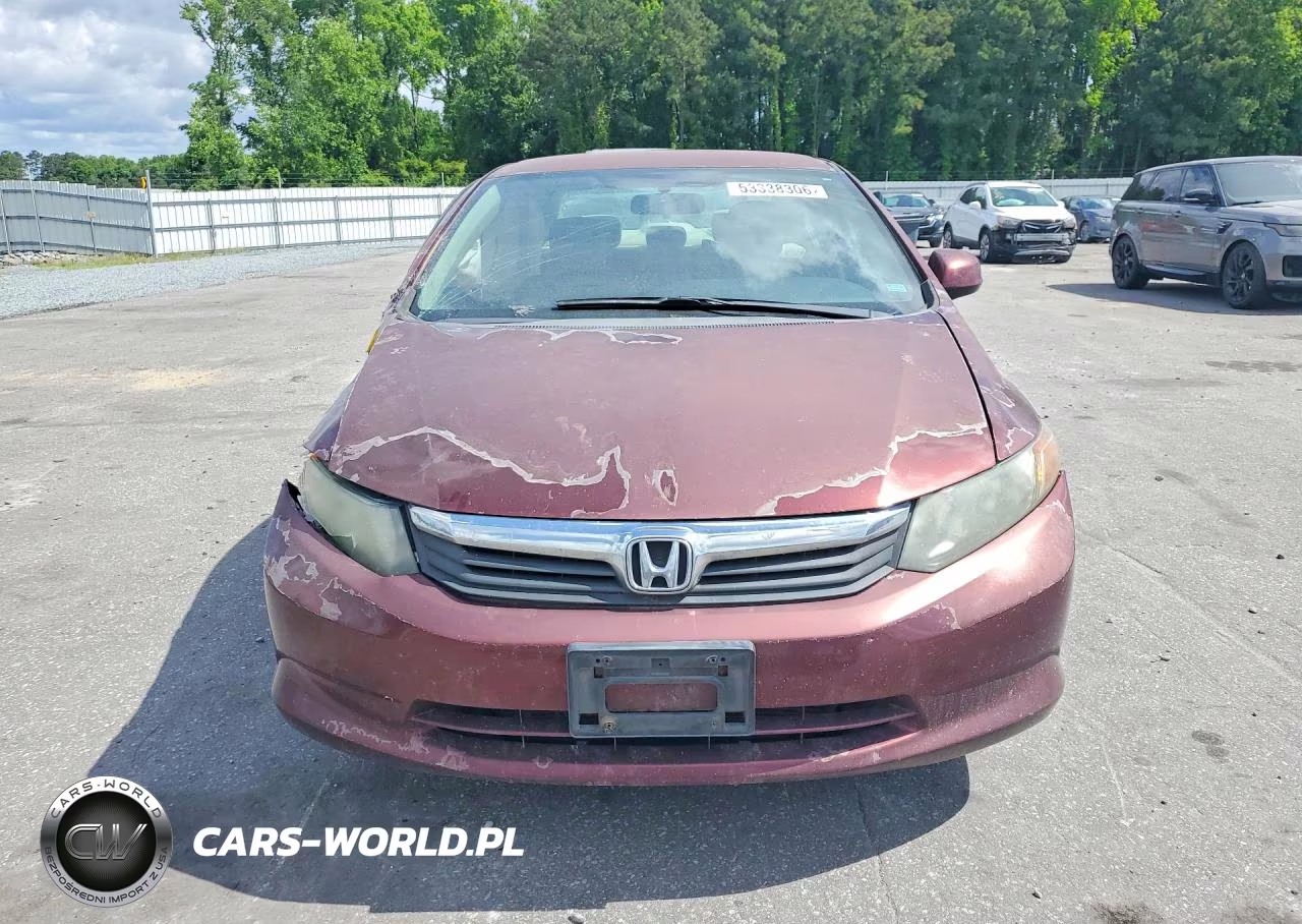 2012 Honda Civic Lx VIN:2HGFB2F57CH558514 - 5