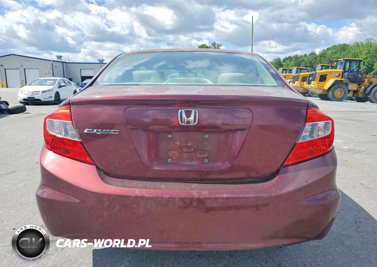 2012 Honda Civic Lx VIN:2HGFB2F57CH558514 - 6