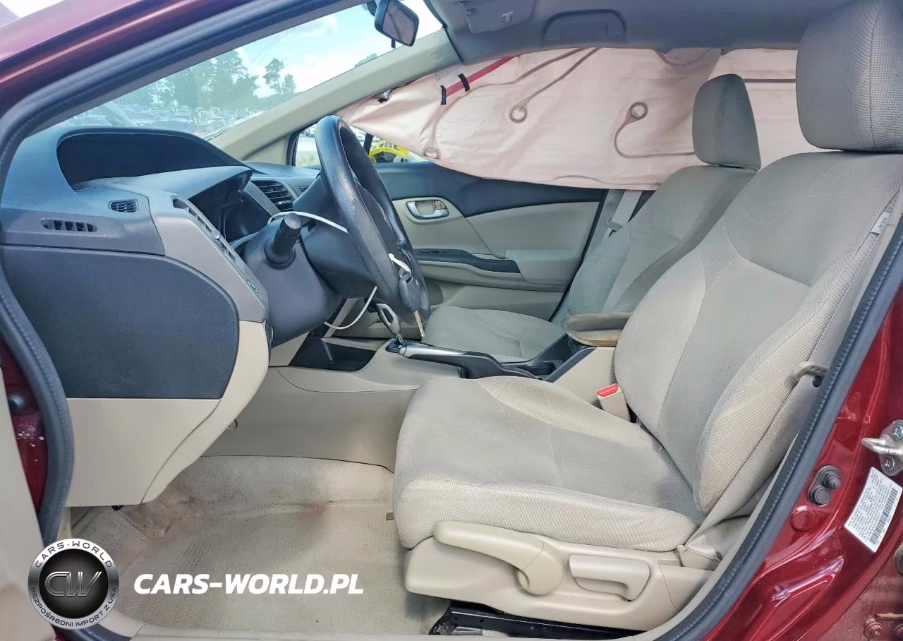 2012 Honda Civic Lx VIN:2HGFB2F57CH558514 - 7