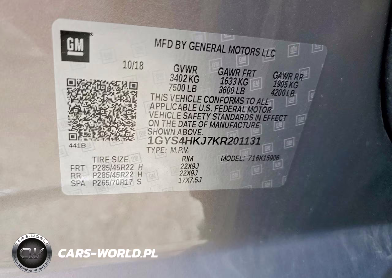 2019 Cadillac Escalade Esv Luxury VIN:1GYS4HKJ7KR201131 - 13